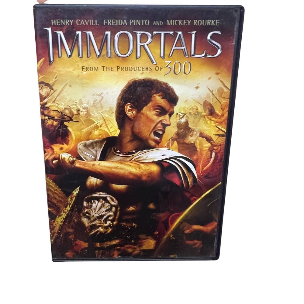 ⭐ 4/$20 Immortals DVD (2011) Henry Cavill John Hurt Mickey Rourke